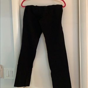 Full belly panel maternity trousers